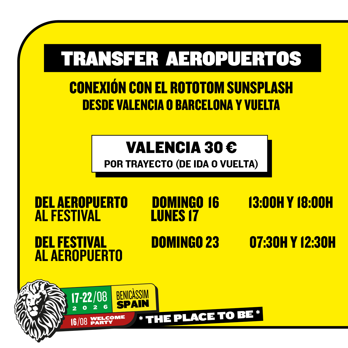 Sun26 1080x1080 medtransfer horariosprecios es valencia